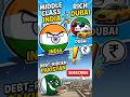 India ka Chandrayaan 🚀 vs Dubai ka Paisa 💰 #countryballs