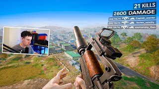 TGLTN Absolutely Shreds 1-MAN-SQUADS with *2600 DAMAGE* (PUBG)