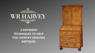 #masterclass   3 different techniques to help you identify genuine antiques