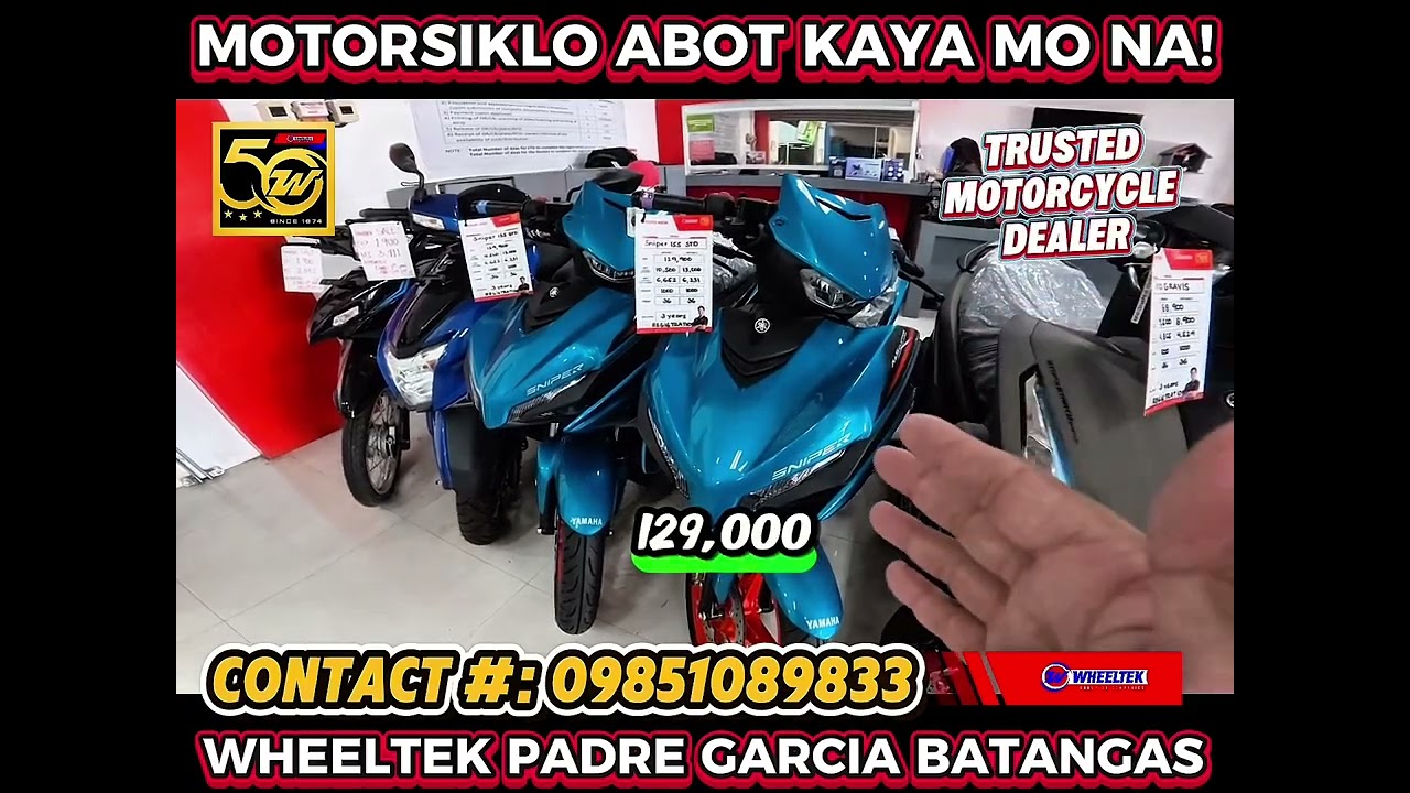 Wheeltek Padre Garcia Batangas (Motorsiklo abot kaya mo na!!)