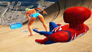 Gta 5 Spiderman Ragdolls 4K Compilation (Gta 5 Fails, Funny Moments/Ragdolls) Long Video 3