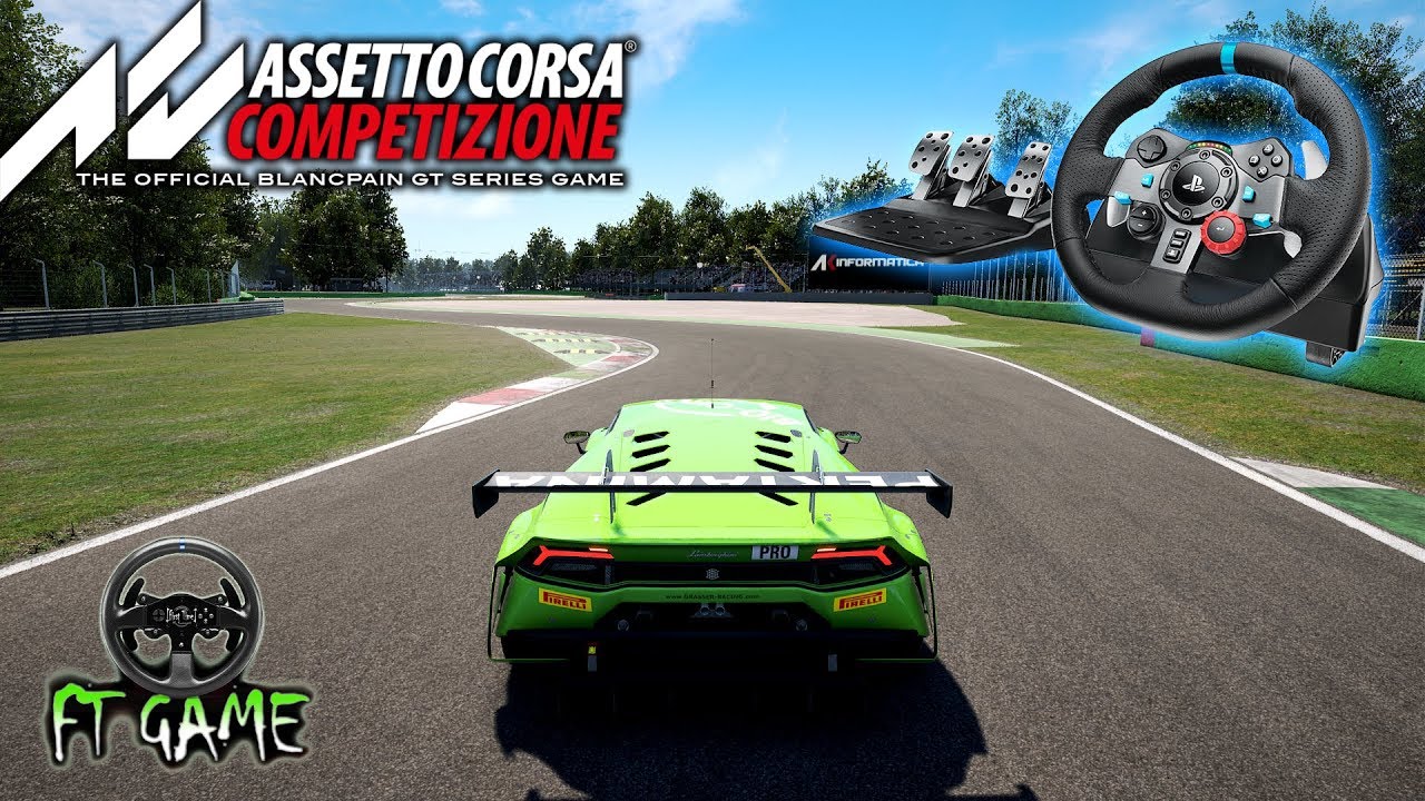 Assetto Corsa Competizione Gameplay and Logitech G29 & G920 Settings! -  YouTube