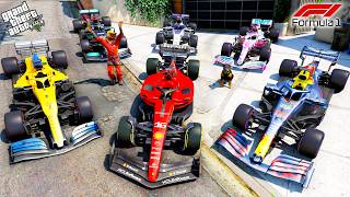 GTA 5 - フランクリンでF1マシンを盗め！(リアルな実車編 #16) screenshot 2
