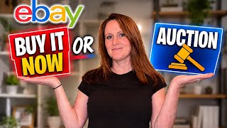 Should you Buy it now or auction your ebay listings!  