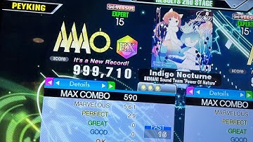 (DDR A3) 15 PFC#157 Indigo Nocturne (ESP-15) 999,710!!!
