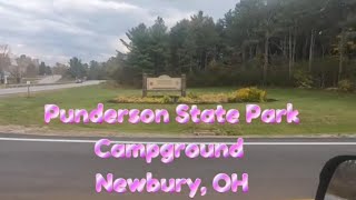 Punderson SP Campground Newbury, OH