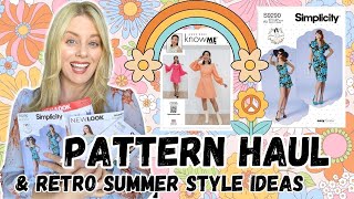 2023 Pattern Haul (One Word: RETRO!) & Project Ideas! #sewingclothes #sewingpatterns #dressmaking