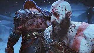 Полный Бой Кратос против Тора | Первый бой God of War: Ragnarök (2022) PS5