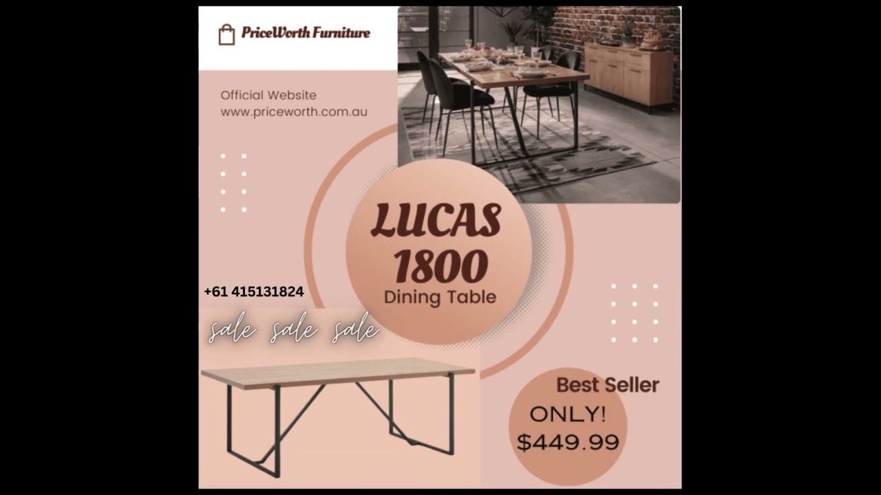SALE!! LUCAS DINNG TABLE - BUY NOW!! $449.99 only