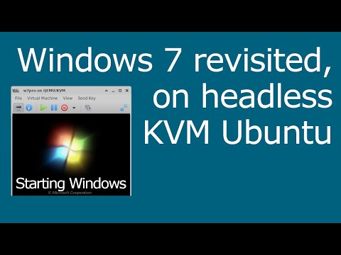 Windows 7 installed on remote Ubuntu server. What still works in 2023?