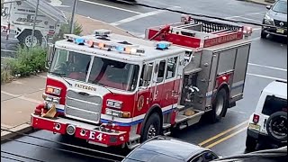 Paterson Fire Department Engine 4 Responding 7-8-22