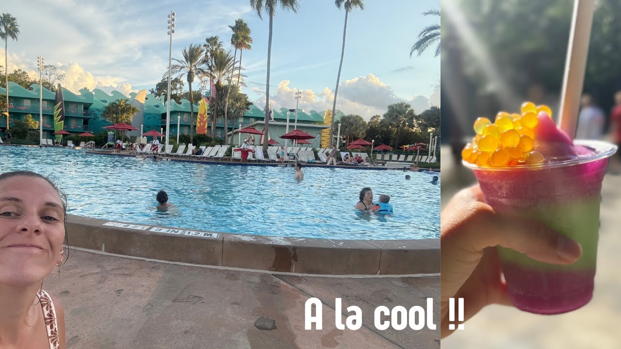 Journée détente à Walt Disney World, on profite de la piscine de l'hôtel