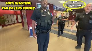 Cops Wasting Valuable Resources