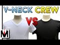V Neck Vs Crew Neck T Shirt | Which One Is Better For Your Physique?