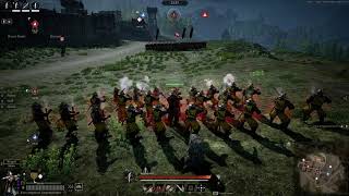 Conqueror S Blade Imperial Arquebusiers With Top Veterancy Line Against Imperial Spear Guards Youtube