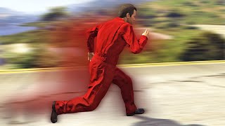 قراند 5 : اللعب بأسرع رجل في العالم | GTA V World's Fastest Man