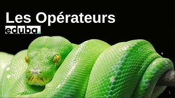 03 les operateurs en python - introduction à python3
