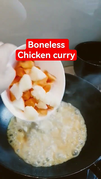 #highlights Boneless Chicken Curry with Carrots & Potato