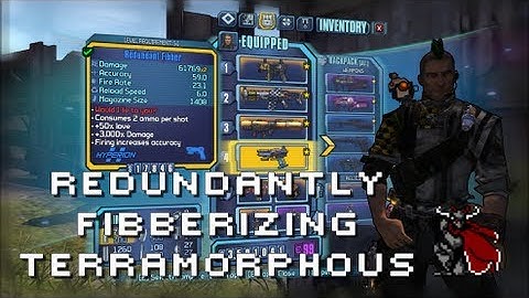 Borderlands 2 - Redundantly Fibberizing Terramorphous (Commando Solo Kill)