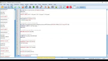 SPSS syntax to delete and reorder variables
