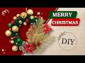 Guirlanda de Natal Fácil com Papelão e Feltro 🎄✨ DIY Lindo e Barato!