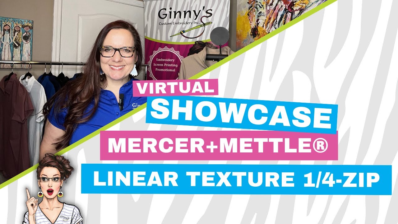 Zip Virtual Mercer+Mettle® Linear Texture 1/4-Zip- Virtual Showcase - YouTube