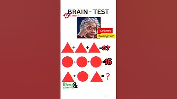 Math Puzzle||Brain Test 💯🆒#shortsfeed #viral #dance #bts #logicpuzzle #maths #puzzle