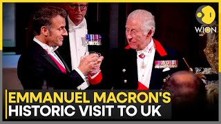 French President's Historic State Visit To UK, King Charles Hosts Macron At Windsor Castle | WION