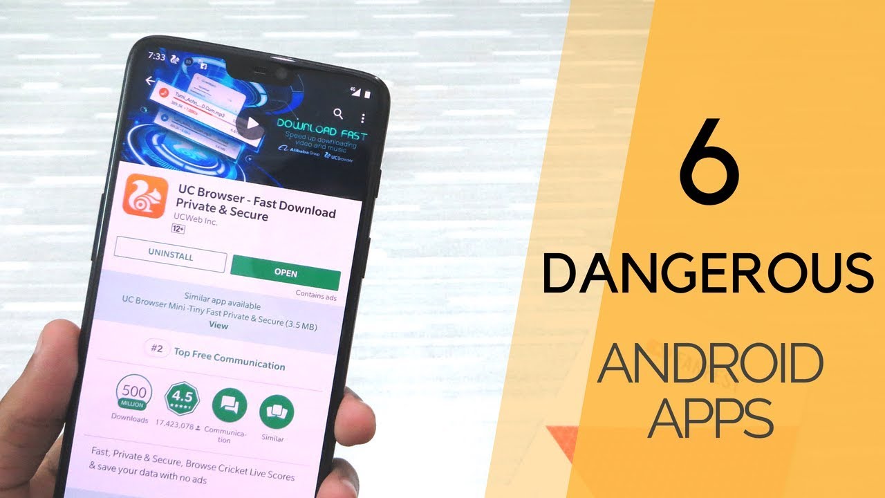 6 DANGEROUS Android Apps You Need To Uninstall Right Now!