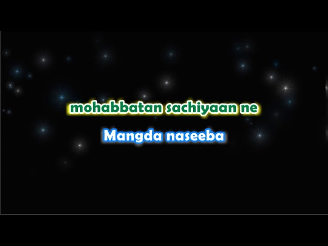 Mahi Ve - Wajah Tum Ho - Karaoke with Lyrics