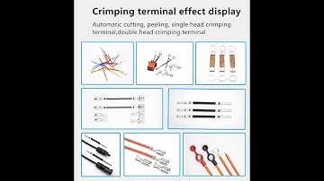 Automatic Wire Cutting Stripping And Crimping Machine#wireprocessing #wireharness