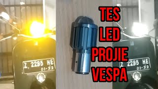 Lampu LED Projie Vespa BA20D Cara Pemasangan