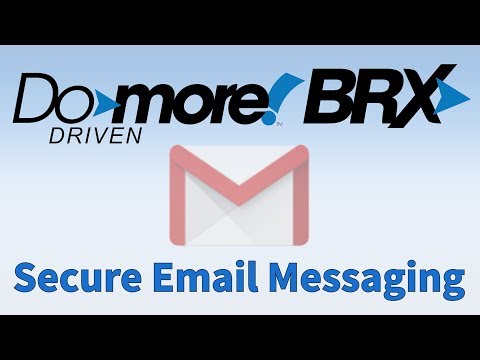 Do-more BRX PLC: Setup Secure PLC Email Messaging : Gmail