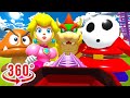 360  mario princess peach  roller coaster vr