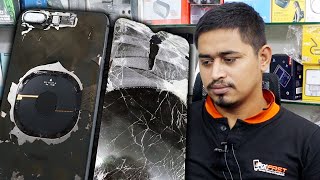 Smartphone iPhone Repair Service Center in Dhaka Bangladesh - Restoring Destroyed Phone - i fix fast