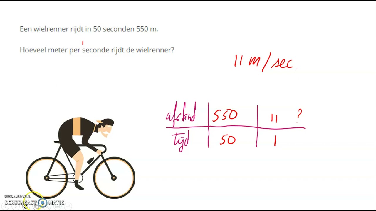 Tijd, Snelheid En Afstand | Rekenen Met Mike 2F