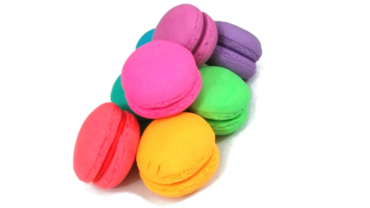 Faire Des Macarons En Pate A Modeler Play Doh Youtube