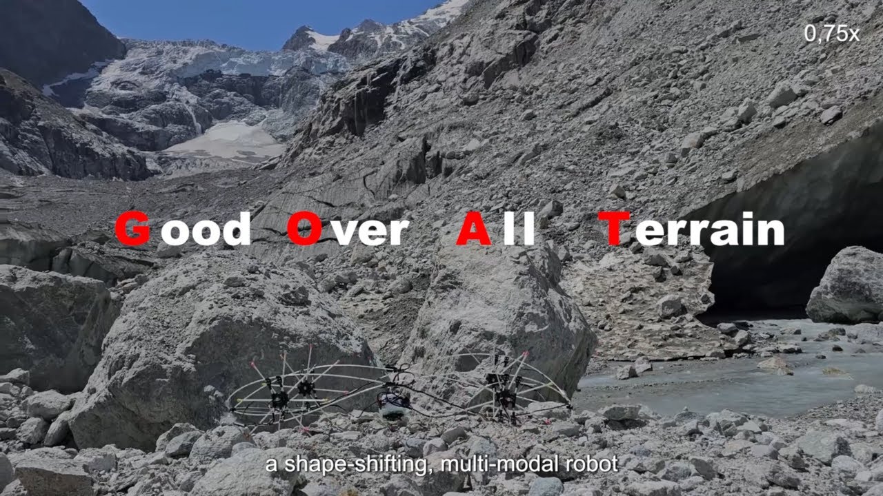 Good Over All Terrain (GOAT): Robotic locomotion through active and passive morphological adaptation