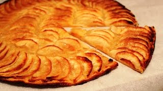 Thin Apple Tart  Tarte Fine aux Pommes  تارت التفاح