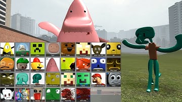 GMOD: memes in 3D / Sanic Clones █ Garry