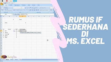 contoh sederhana cara menggunakan rumus if di excel