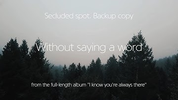 Secluded spot. Backup copy - Without saying a word (Official Visualized Audio)