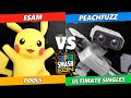 Ssc 2023  esam pikachu vs peachfuzz rob smash ultimate tournament