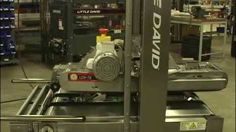 Little David LDX-RTBss Stainless Steel Semi-Automatic Case Sealer, Sanitation and Speed | ProPac.com
