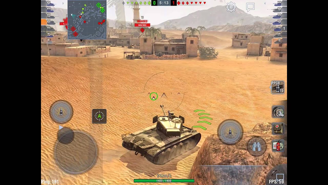 wot replay World of Tanks Blitz -T26E4 (Premium) - Game Play #1