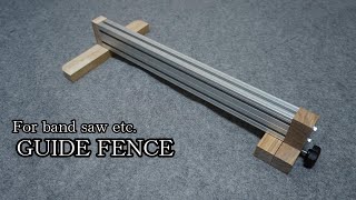 How to make a strong and simple generalpurpose aluminum guide fence