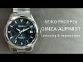 Seiko Ginza Alpinist SPB259J1 - Unboxing and first impressions - 140th Anniversary