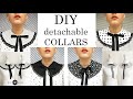 DIY Detachable collar, Sewing tutorial- oversized collar, DETACHABLE COLLAR, SEWING, anita benko DIY