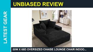50W x 68D Oversized Chaise Lounge Chair Indoor Luxury Chaise Lounge Indoor Modern Review
