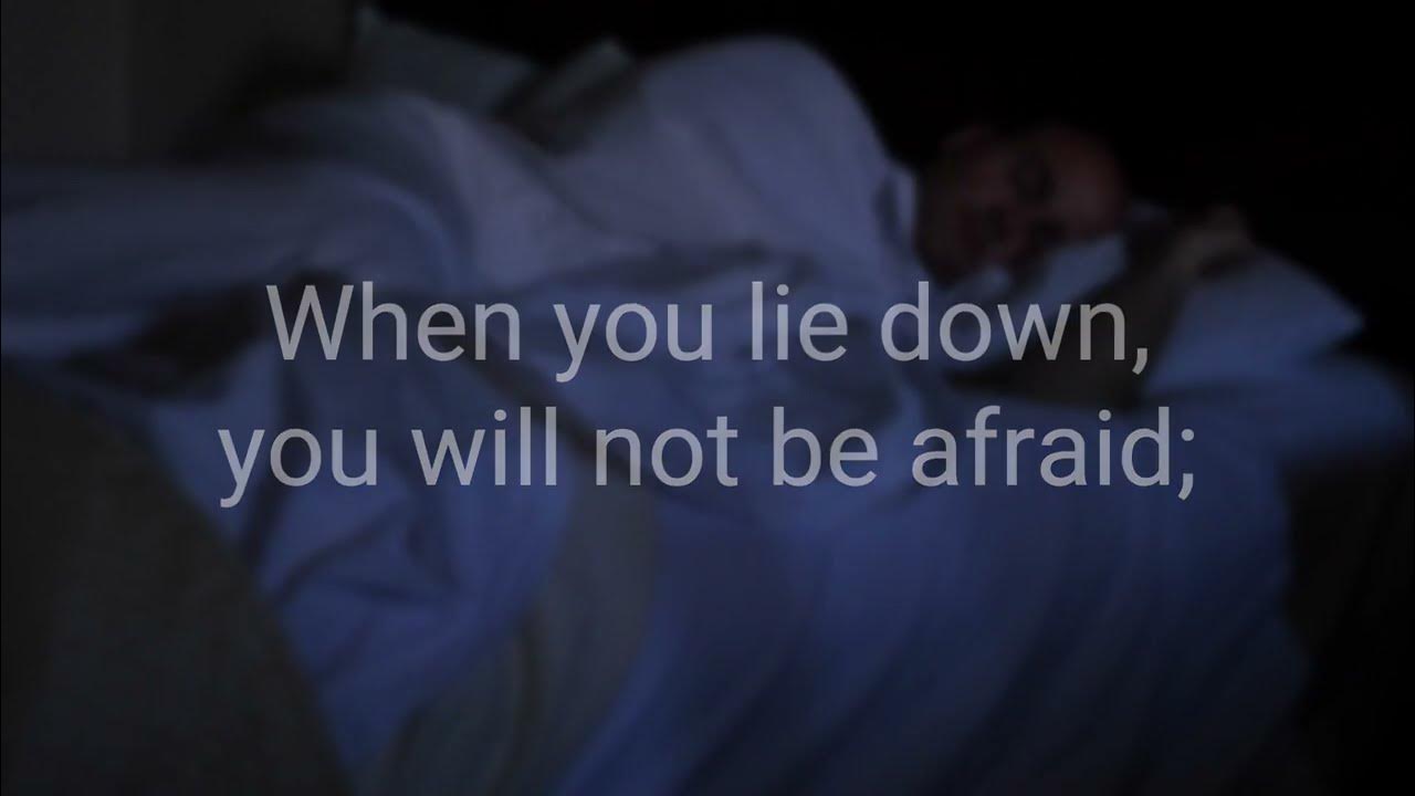 When you lie down, your sleep will be sweet - Daily Bible Verse - Proverbs 3 24 When you lie down, your sleep will be sweet - Daily Bible Verse - Proverbs 3 24